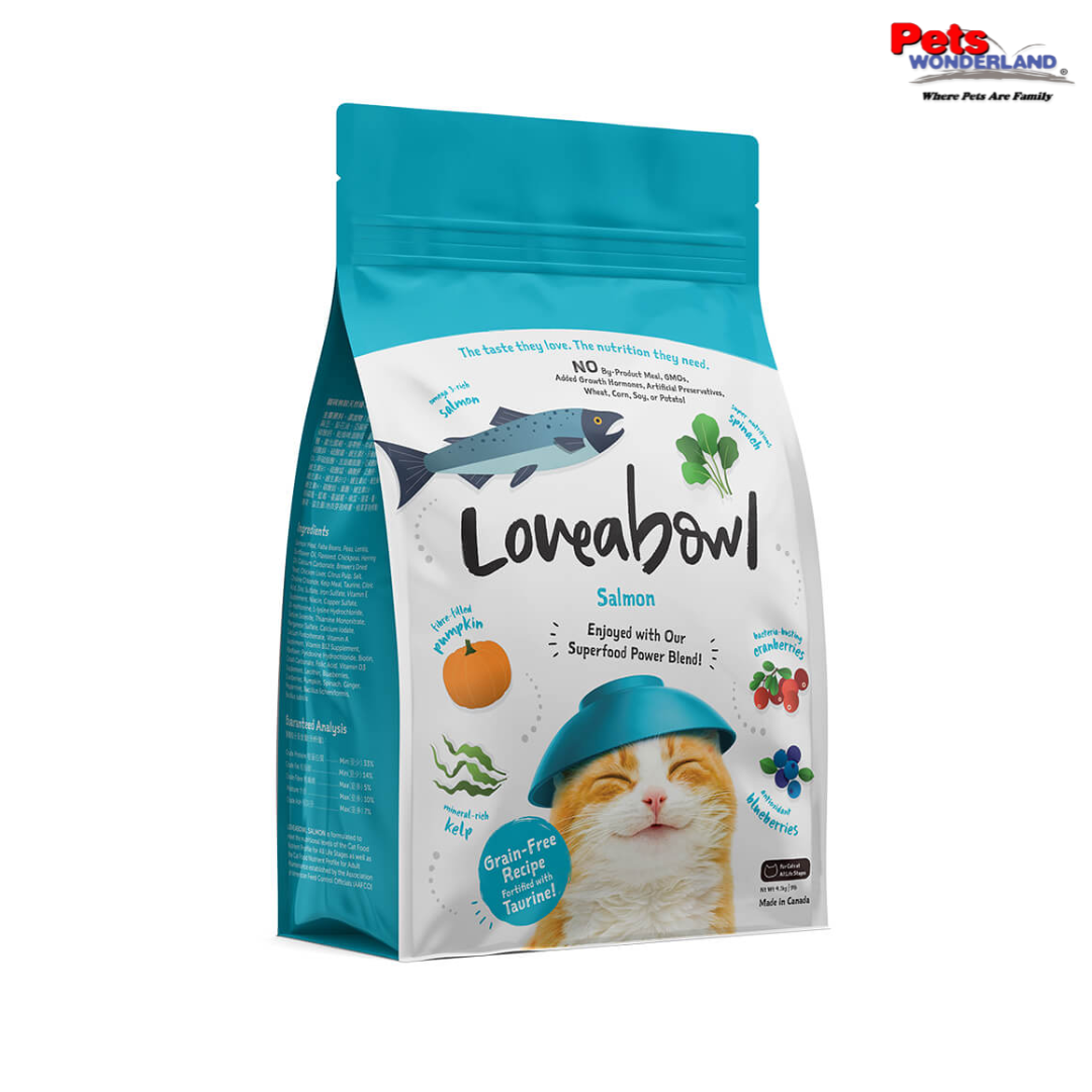 LOVEABOWL Salmon Cat