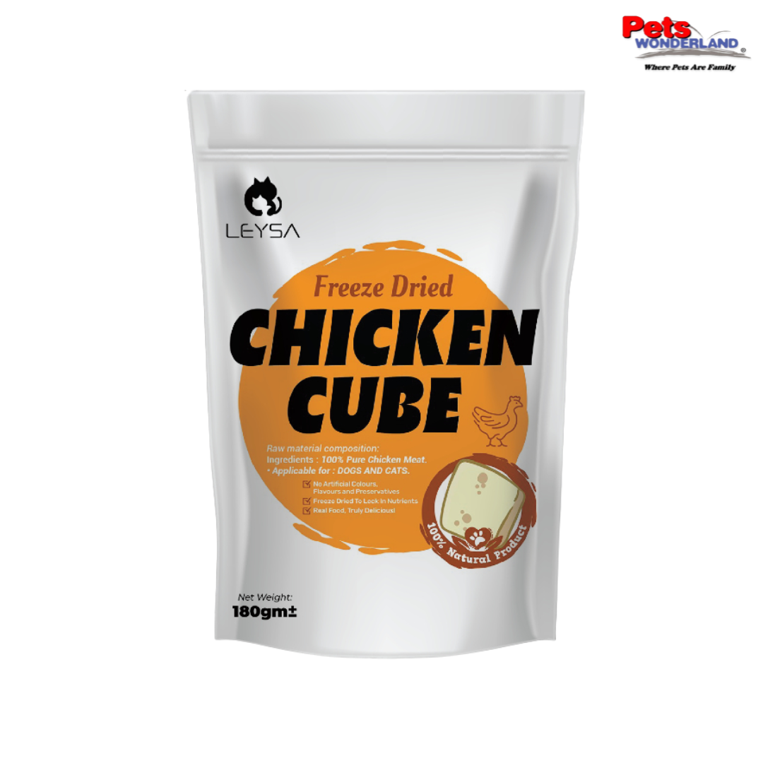 Leysa Freeze Dried Cat Snack Chicken Cube 180g