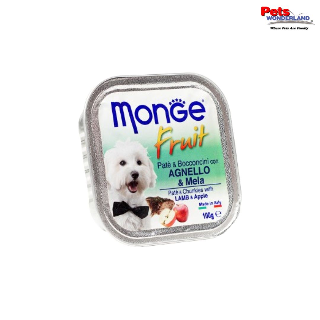 Monge Fruits Lamb & Apple 100g