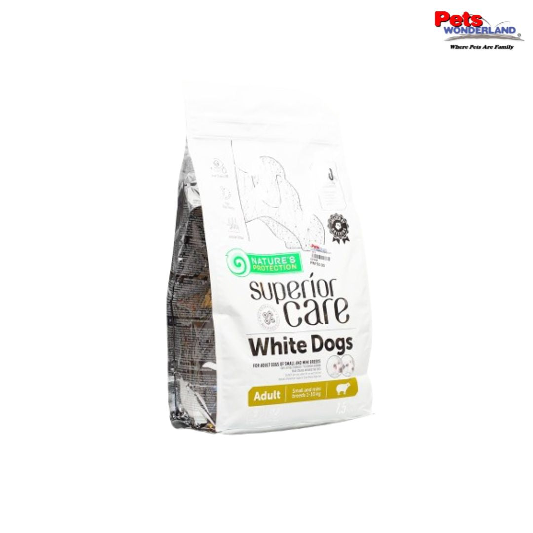 Nature's Protection Superior Care White Dog Adult Small Breed 1.5kg