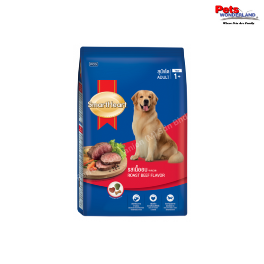 SmartHeart Adult Dog Dry Food Roasted Beef 20kg