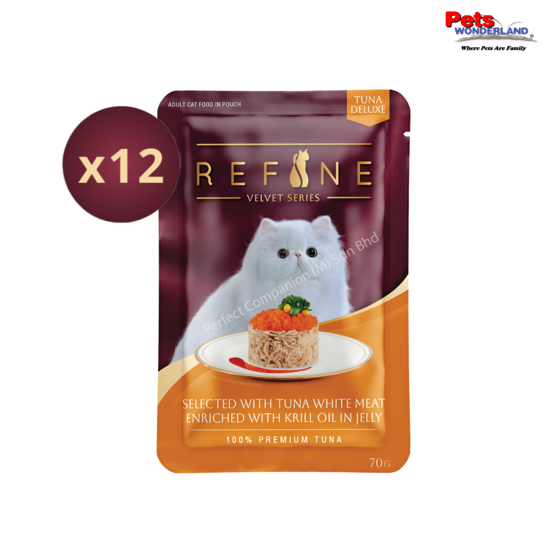 Smartheart Refine Pouch Tuna White Meat Enriched With Krill Oil in Jelly 70g x 12pcs
