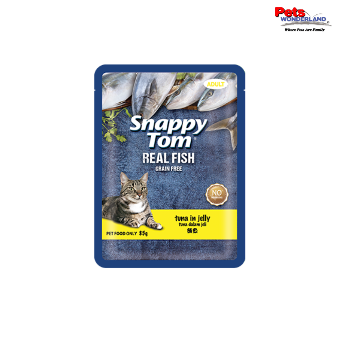 BUNDLE SAVE - Snappy Tom Pouch Tuna 85g X 12pcs