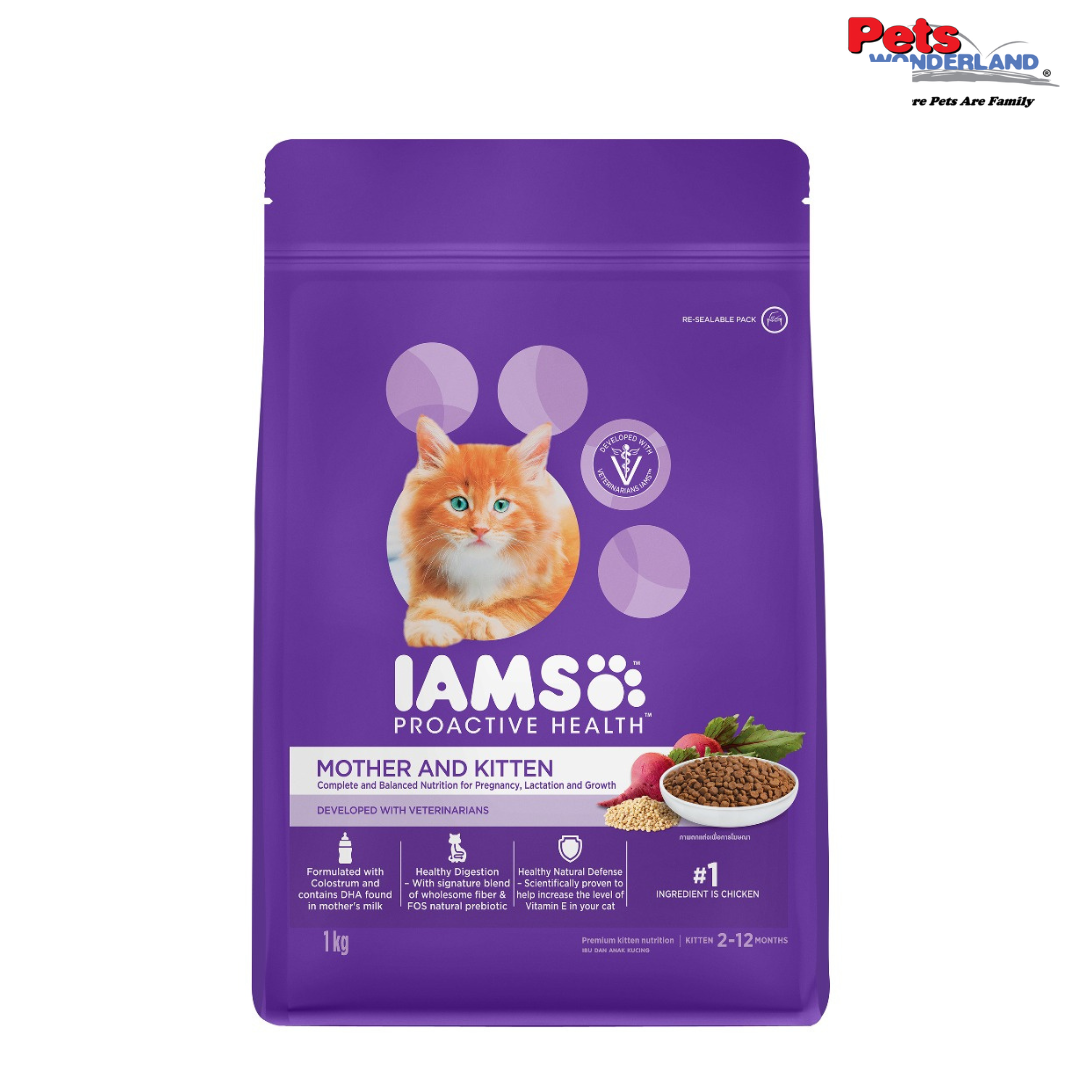 IAMS Cat Dry Food Kitten Chicken 1kg