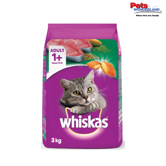 WHISKAS Cat Dry Food Adult Tuna 3kg