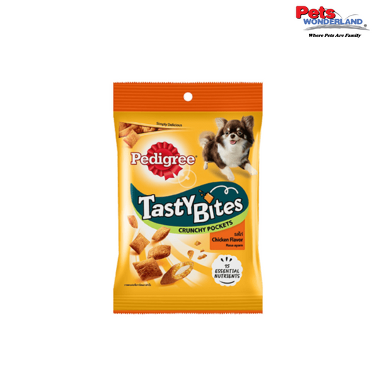 Pedigree Tasty Bites Crunchy Pockets - Chicken Flavor