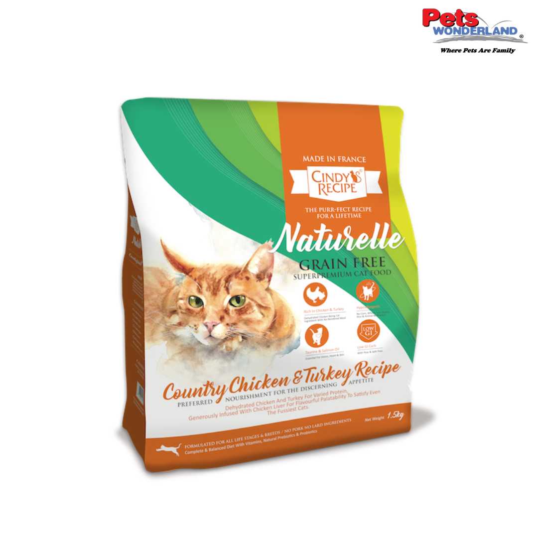Cindy’s Recipe Naturelle Country Chicken & Turkey Recipe 1.5kg