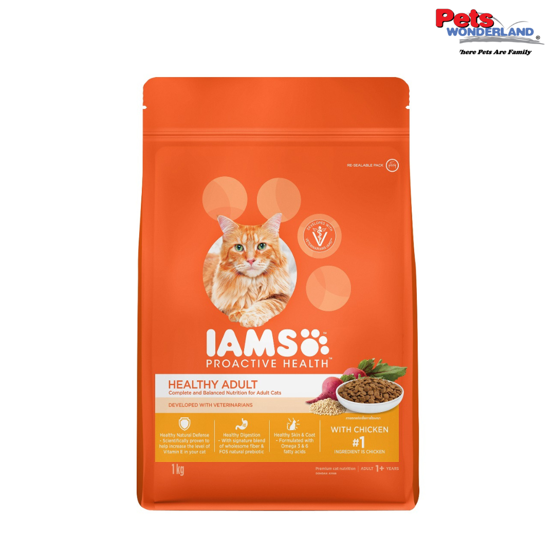 IAMS Cat Dry Food Adult Chicken 1kg