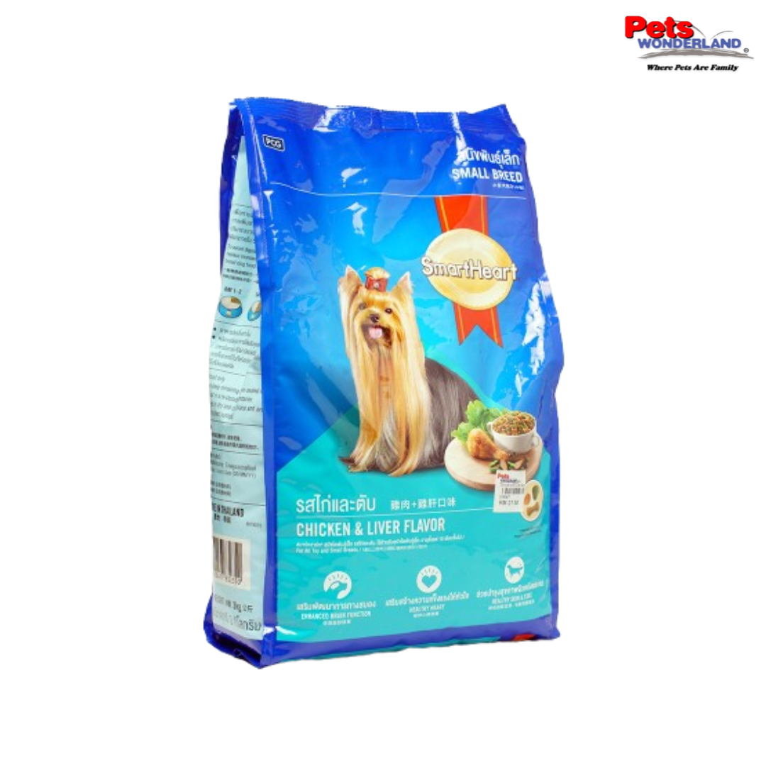 SmartHeart Toy Dog Food Chicken and Liver 3kg