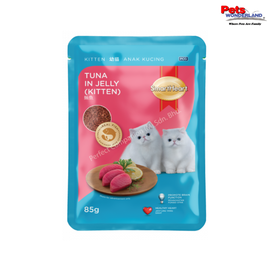 Smartheart Kitten Pouch Tuna in Jelly 85g