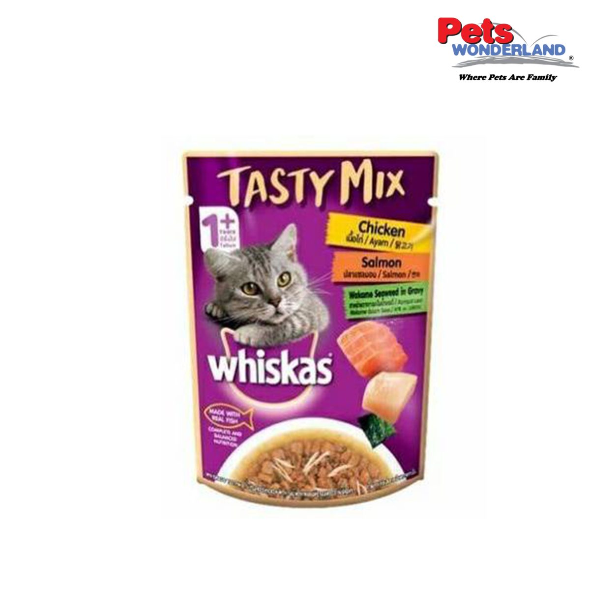 Whiskas - TastyMix Chicken & Salmon Gravy (70g) / Pouch