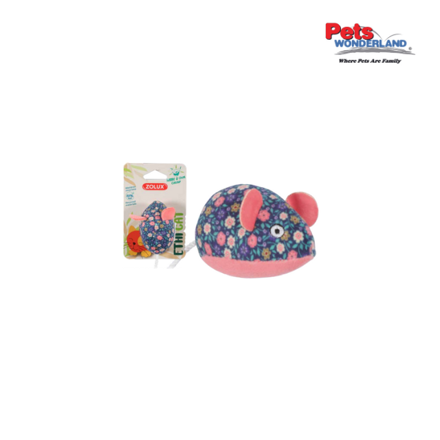 Ethicat Cat Toy Flower Mouse