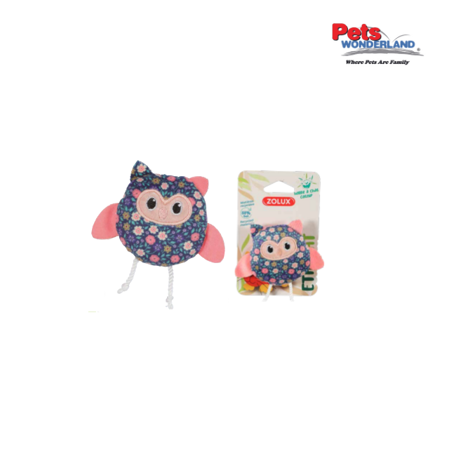 Ethicat Cat Toy Flower Owl