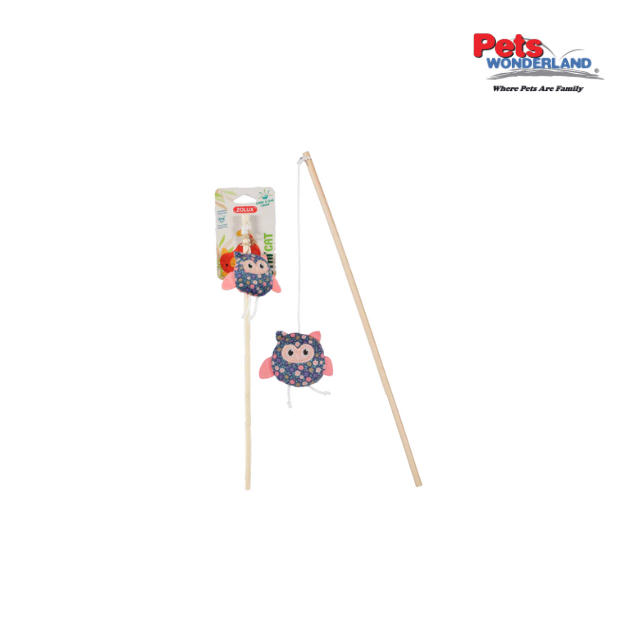 Ethicat Cat Toy Flower Owl Rod