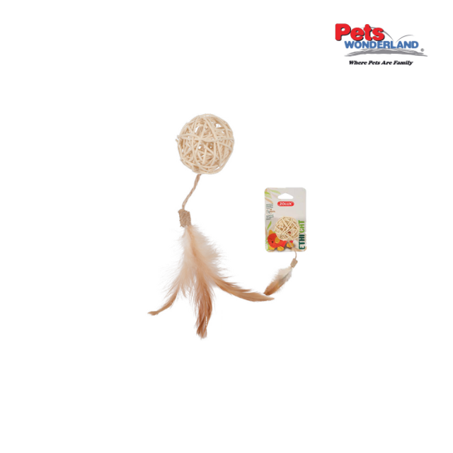 Ethicat Cat Toy Rattan Ball