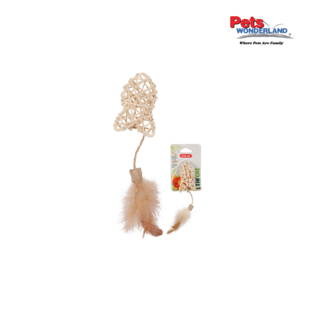 Ethicat Cat Toy Rattan Fish
