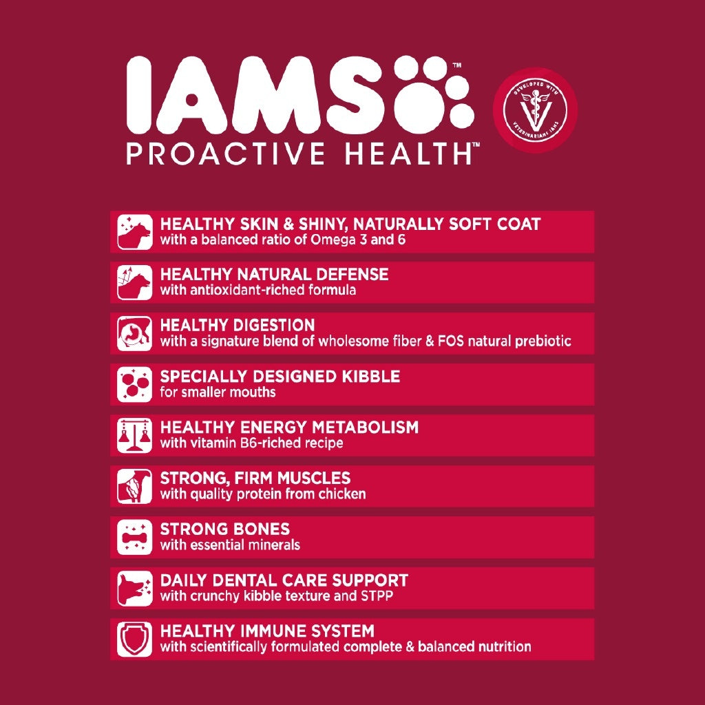 IAMS Dog Dry Food Adult Small Breed 1.5kg