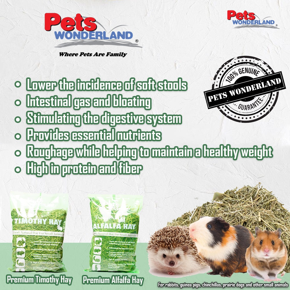 Petswonderland Premium Timothy Hay 1kg