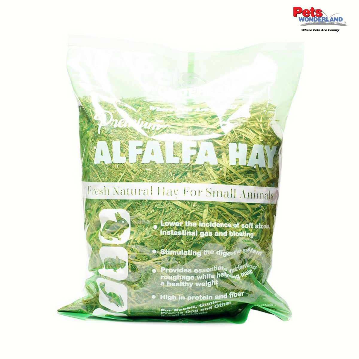 Petswonderland Premium Alfalfa Hay 1kg