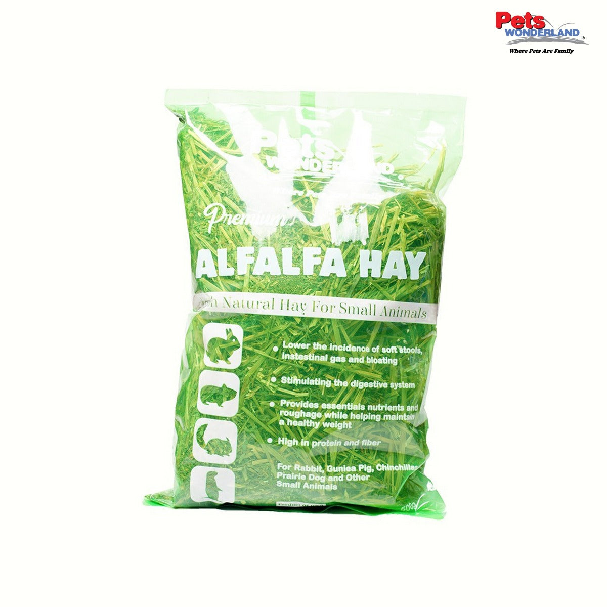 Petswonderland Premium Alfalfa Hay 500g