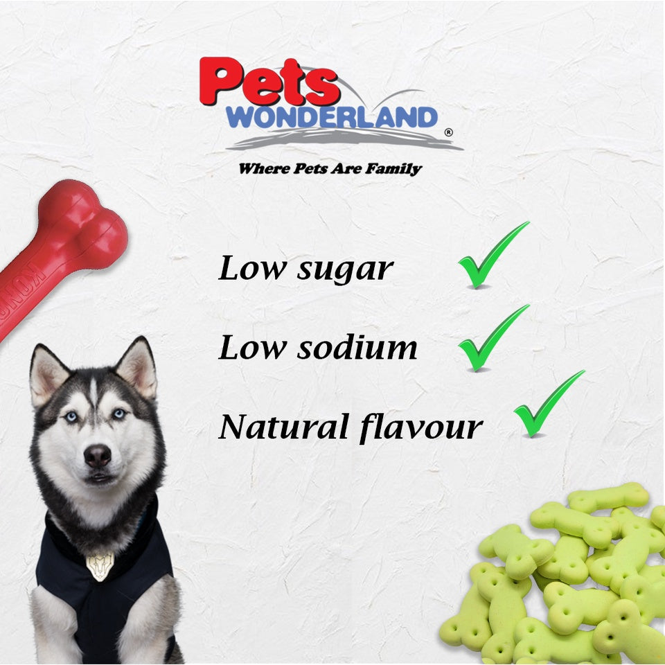 Pets Wonderland Dog Biscuit 1kg, Spinach