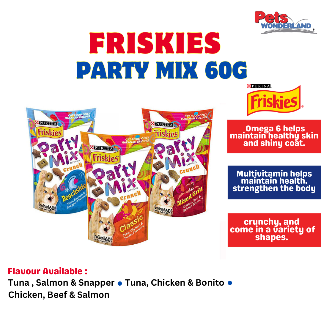 Friskies Party Mix Mixed Grill Crunch 60g