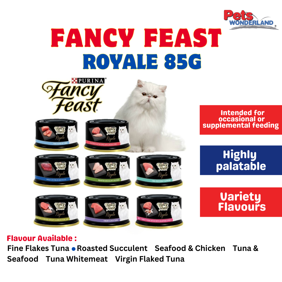 Fancy Feast Whole Loin Tuna In SeaFood Jus 85g