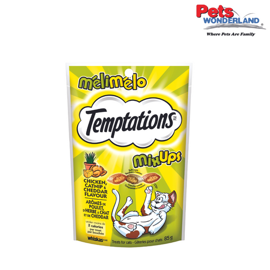 Temptations Mixups Cat Treats Catnip, Chicken & Cheddar 75g