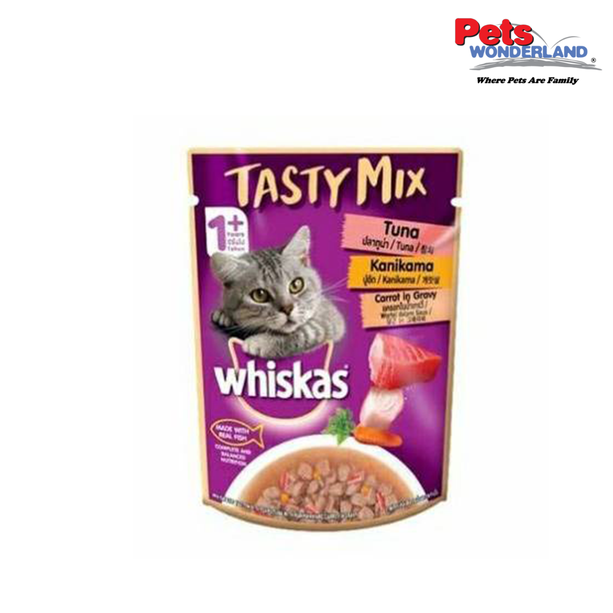 Whiskas - TastyMix Tuna & Kanikama Gravy (70g) / Pouch