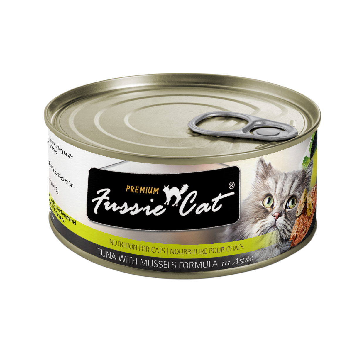 Fussie Cat - Premium Tuna with Mussel Canned 80g