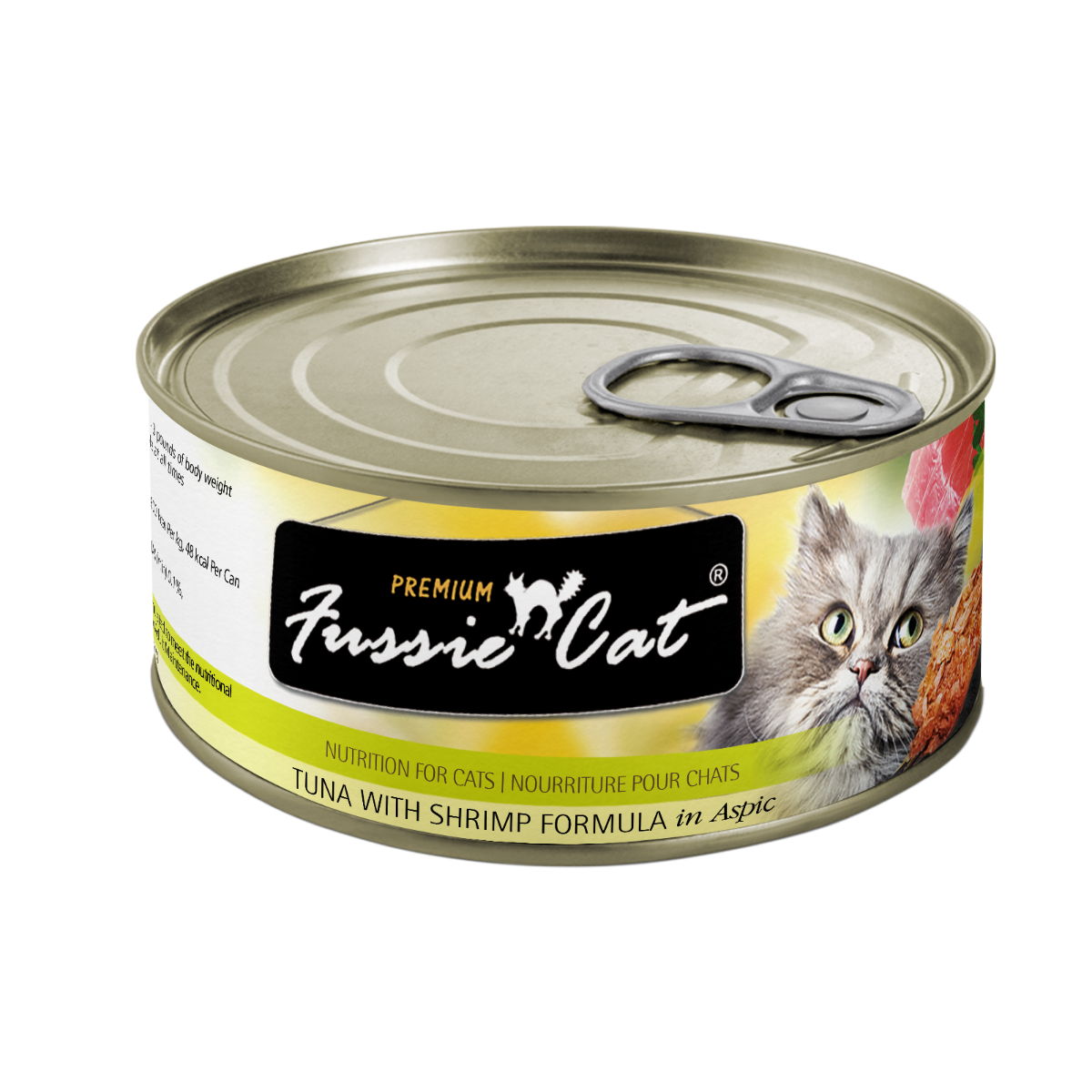 Fussie Cat Premium Tuna with Shrimp Canned 80g