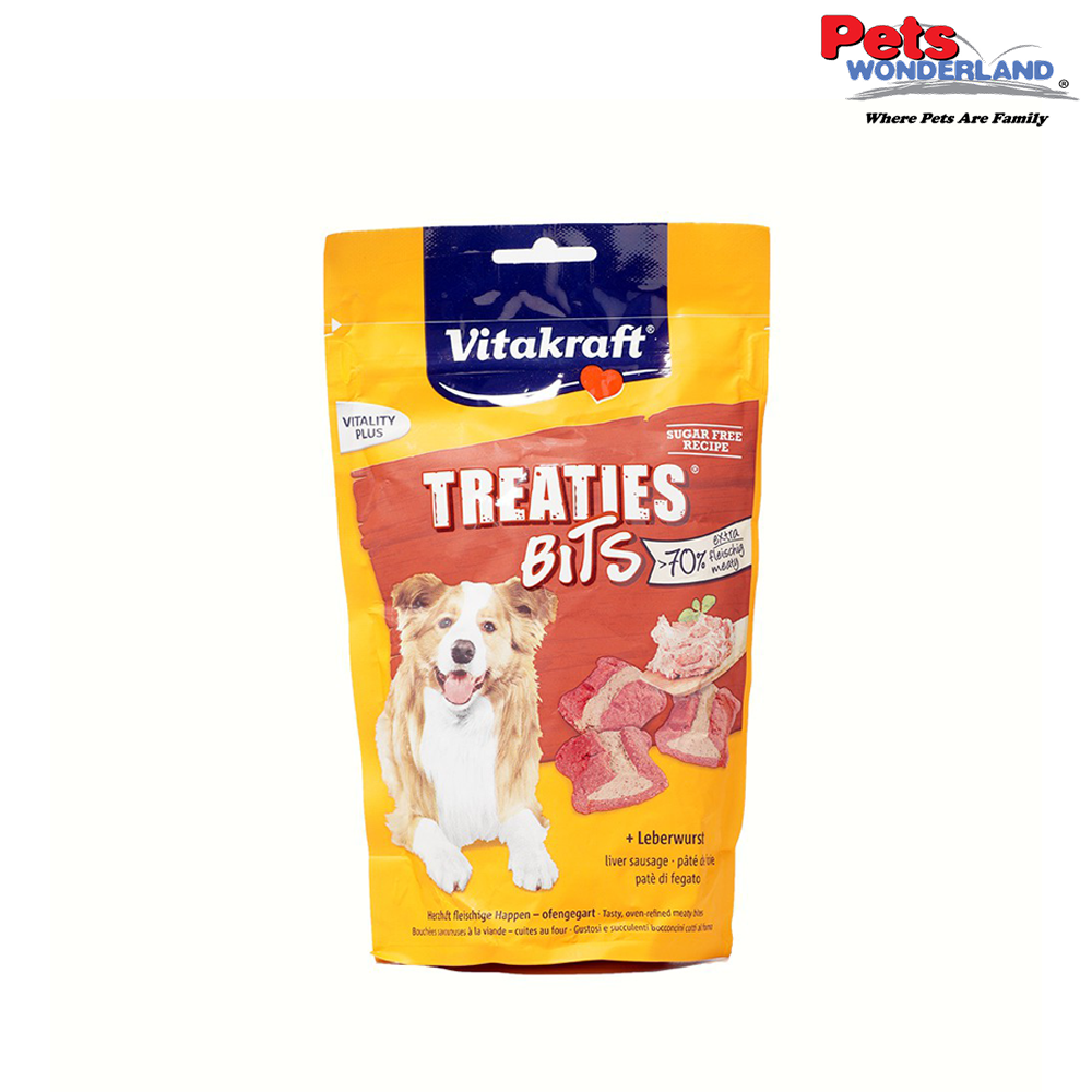 Vitakraft Dog Treaties Bite + Liver Sausage 120g