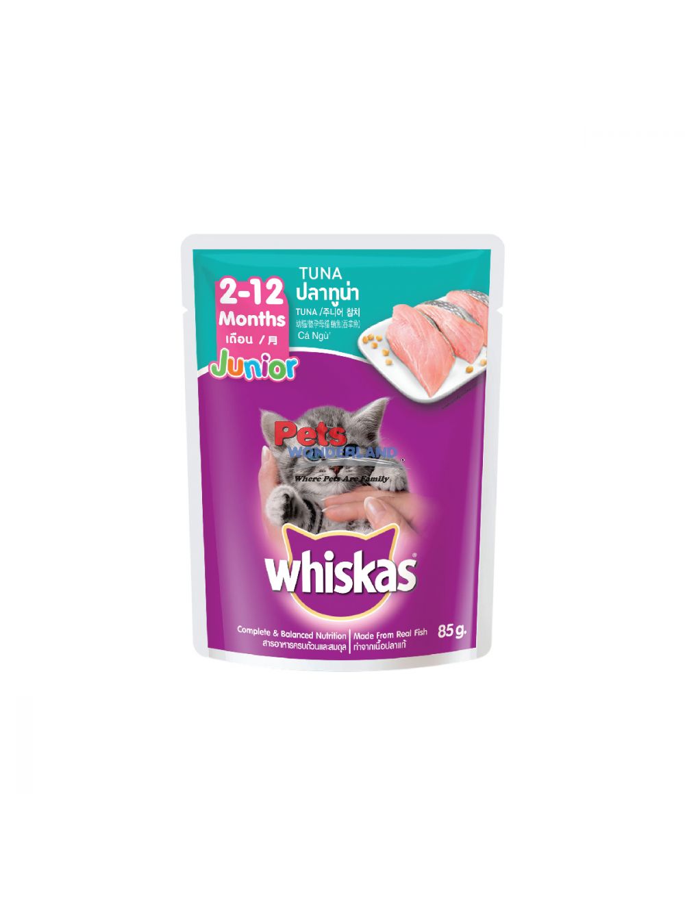 Whiskas Pouch Junior Tuna 85g