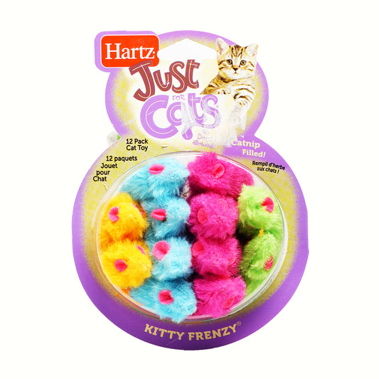 Hartz Just For Cat Kitty Frenzy Cat Toy 12pcs