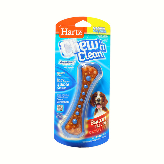 Hartz Chew 'N Clean Dental Duo Medium Dog Toy