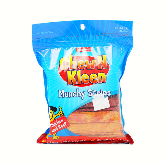 Chew N Kleen Munchy Chicken & Beef Flavour 500g