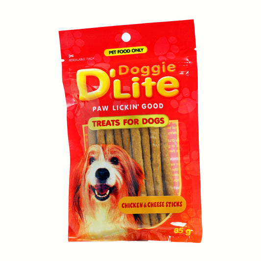 Doggie D'lite Snack Chicken & Cheese Stick 85g