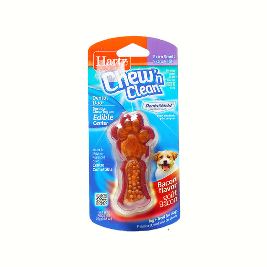 Hartz Chew 'N Clean Dental Duo Extra Small Dog Toy