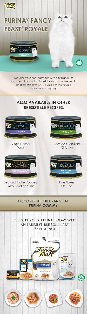 Fancy Feast Tuna Whitemeat Supreme 85g