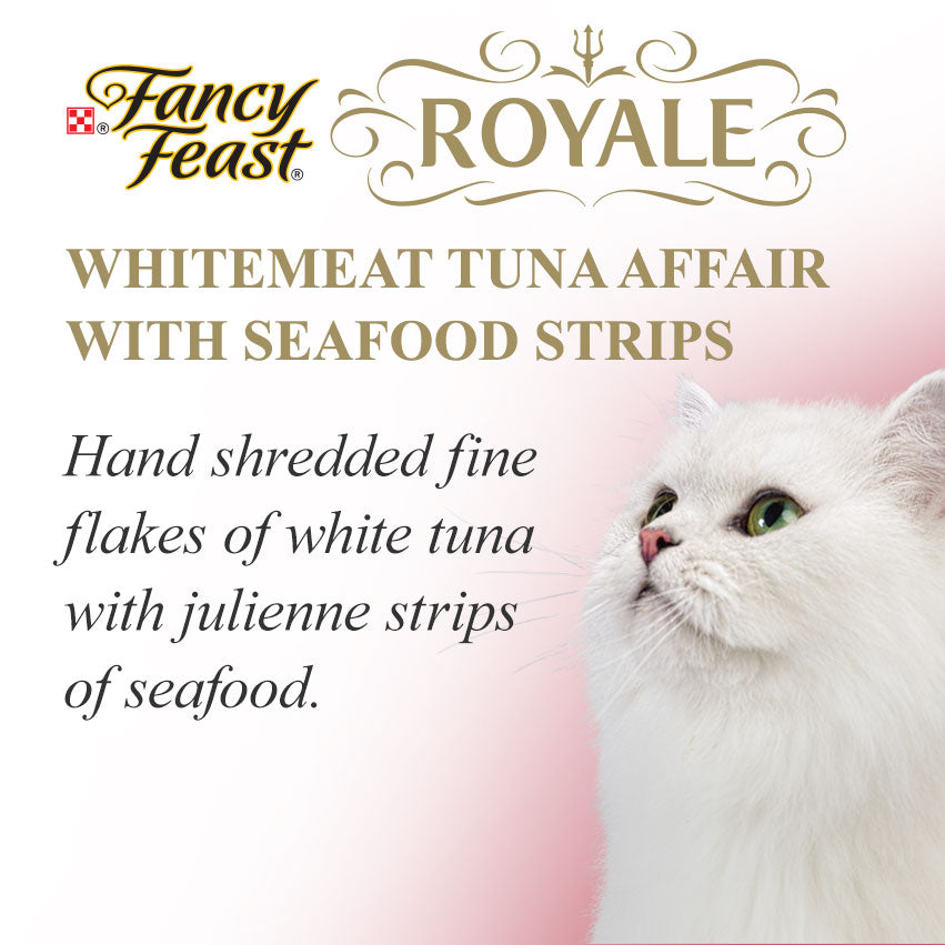 Fancy Feast Whitemeat Tuna with Seafood Strips 85g