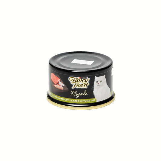 Fancy Feast Seafood & Chicken Medley in Tuna Glazed Jus 85g