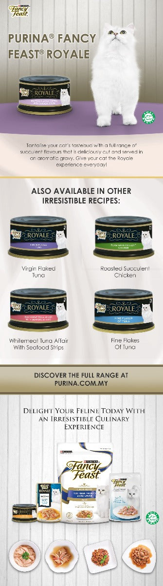 Fancy Feast SeaFood Platter with Chick Strips 85g