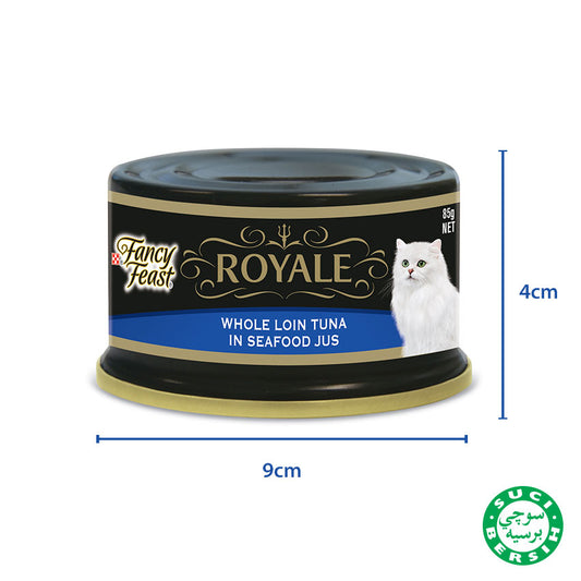Fancy Feast Whole Loin Tuna In SeaFood Jus 85g