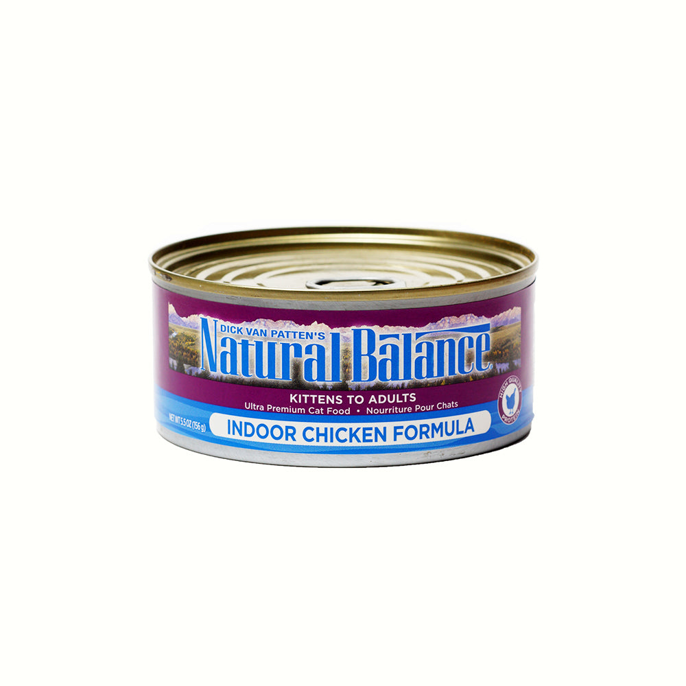 Natural Balance Indoor Chicken Formula Can 156G (5.5oz)