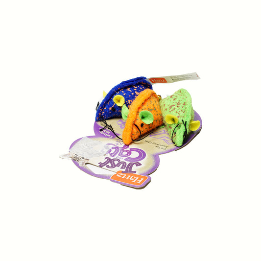Hartz Just For Cat Mini Mice Trio Cat Toy