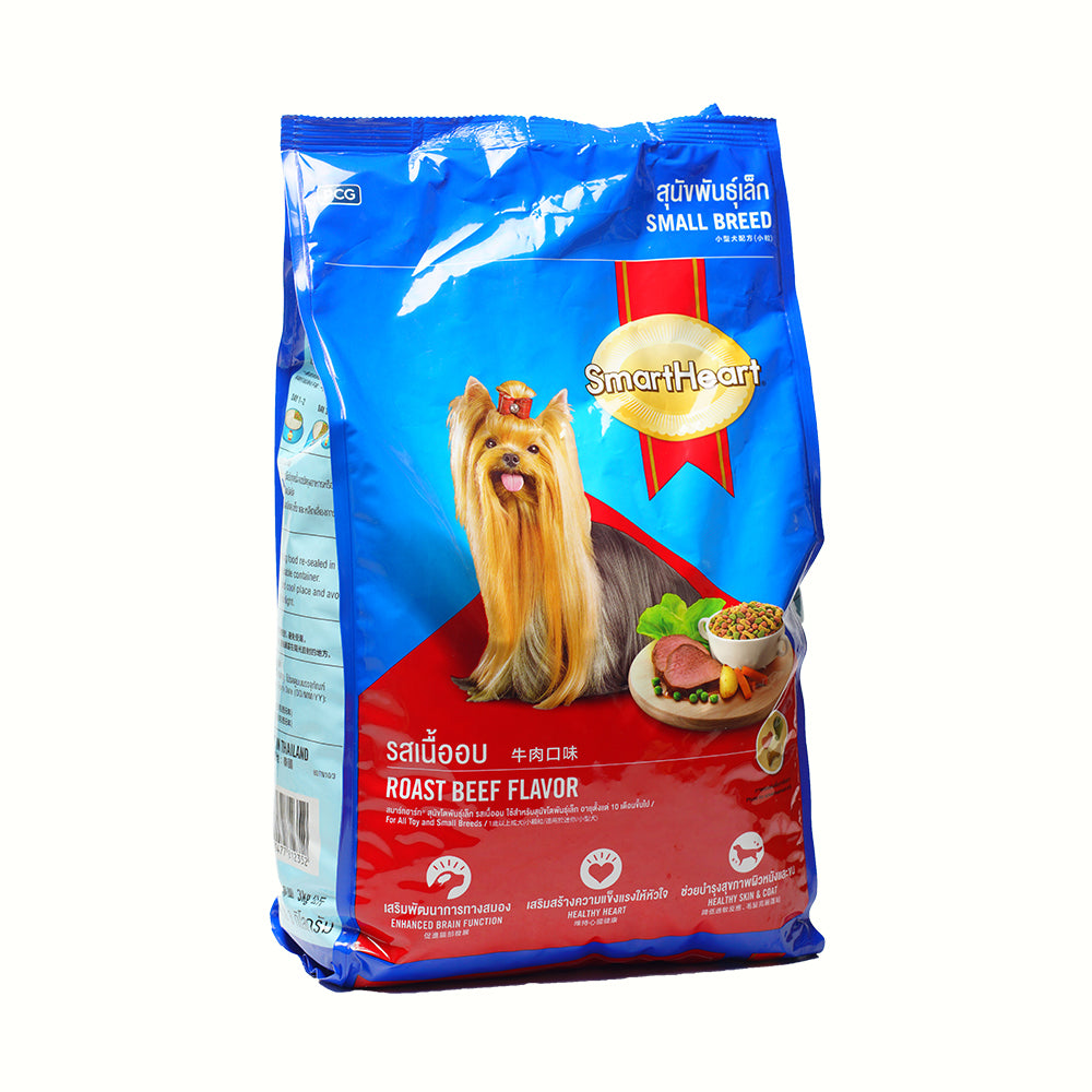 SmartHeart Toy Dog Food Roast Beef Flavor 3kg