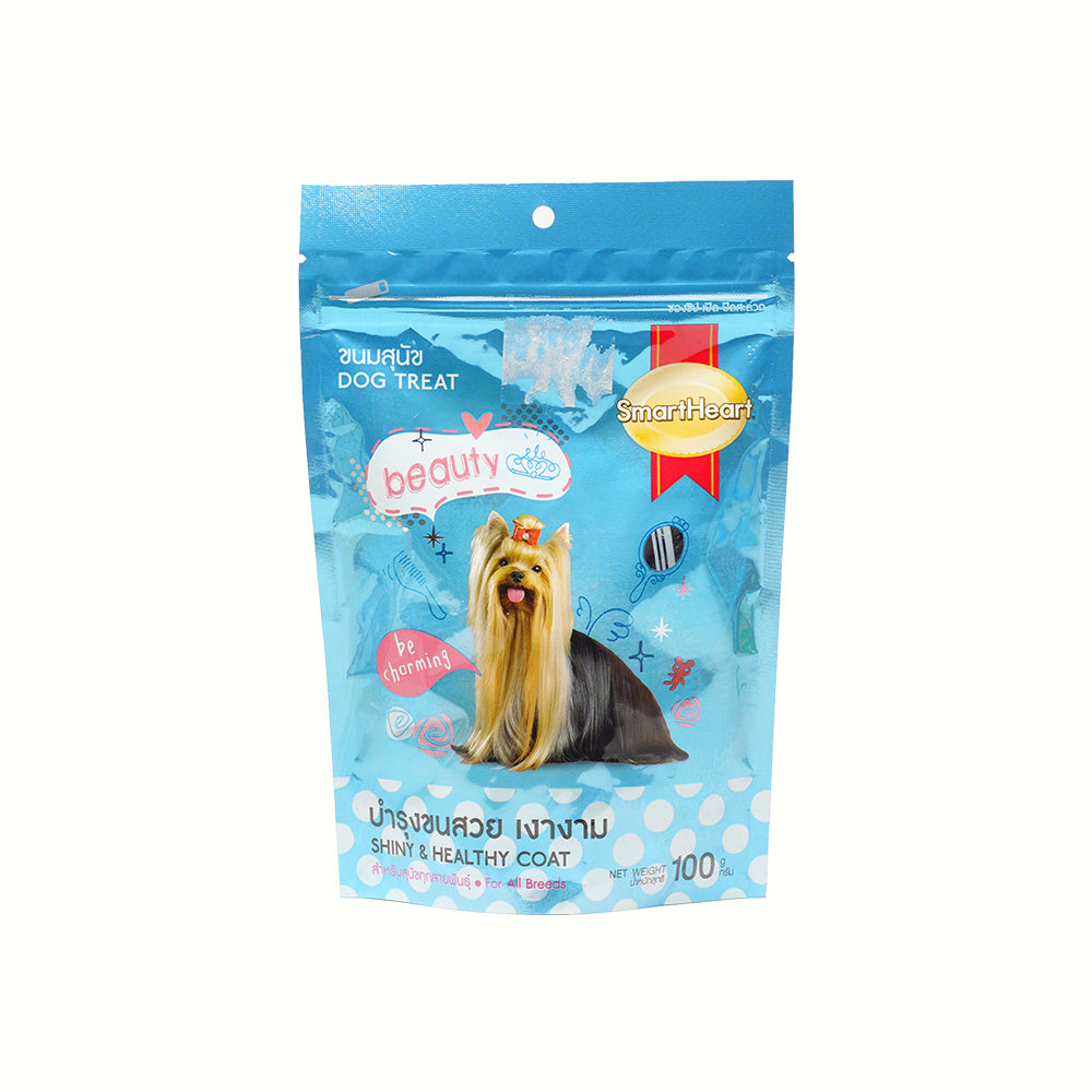 SmartHeart Dog Biscuit Shiny & Healthy Coat 100g