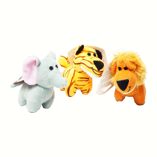 Hartz Tiny Dog Jungle Plush Dog Toy