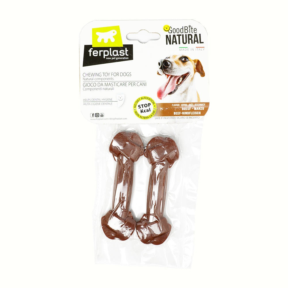 Ferplast Goodbite Natural Beef Bone (S) 40gx2