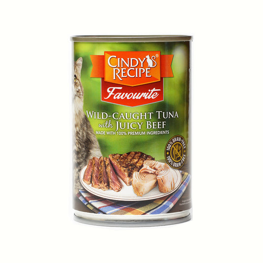 Cindy Recipe Favourite-Wild Caught Tuna With Juicy Beef 400g